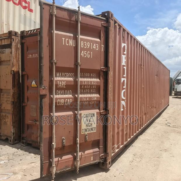 40ft High Cube Plain Containers for Sale in Nairobi at , We Deliver - thumbnail 2