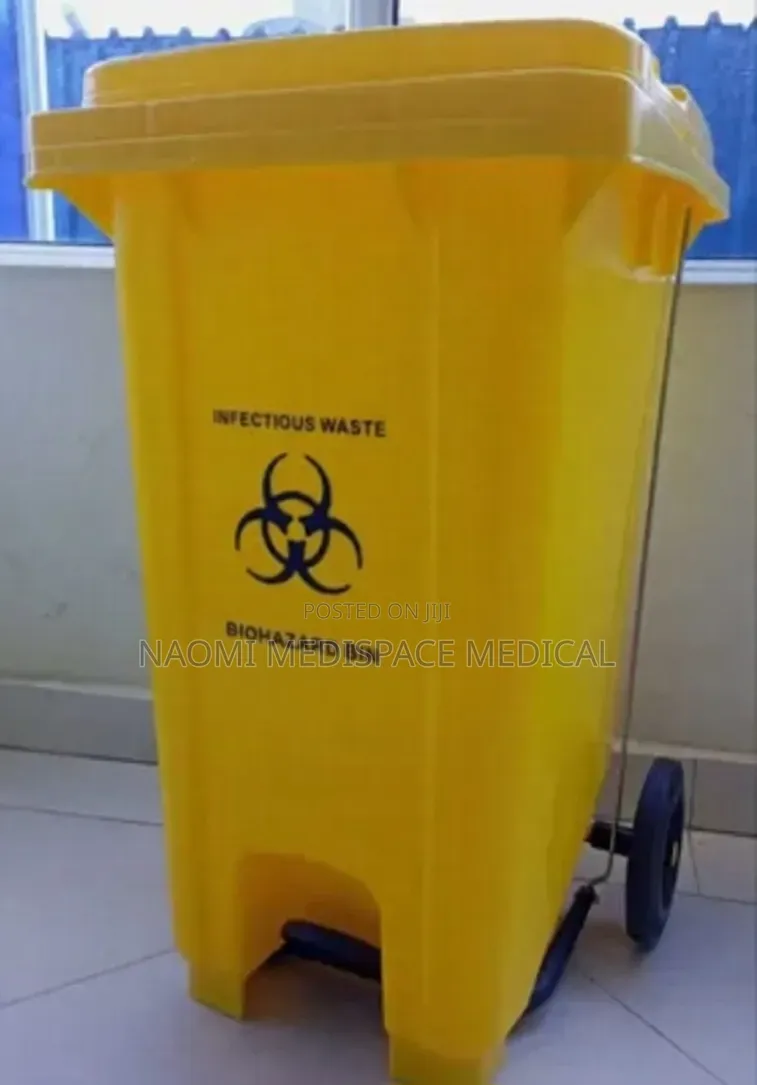 100l Biohazard Pedal Bin/Waste Bin