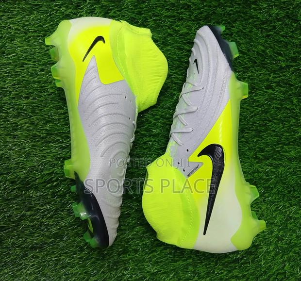 Phantom Gx Football Boots Neon, Ash/Black - thumbnail 3
