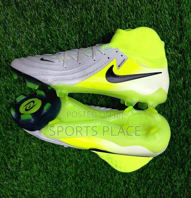 Phantom Gx Football Boots Neon, Ash/Black - thumbnail 4