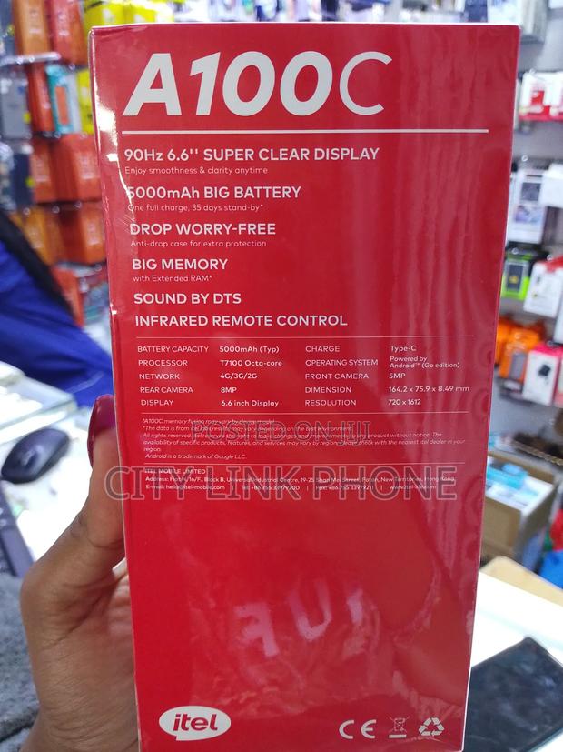 New Itel A100C 64 GB Black - thumbnail 2