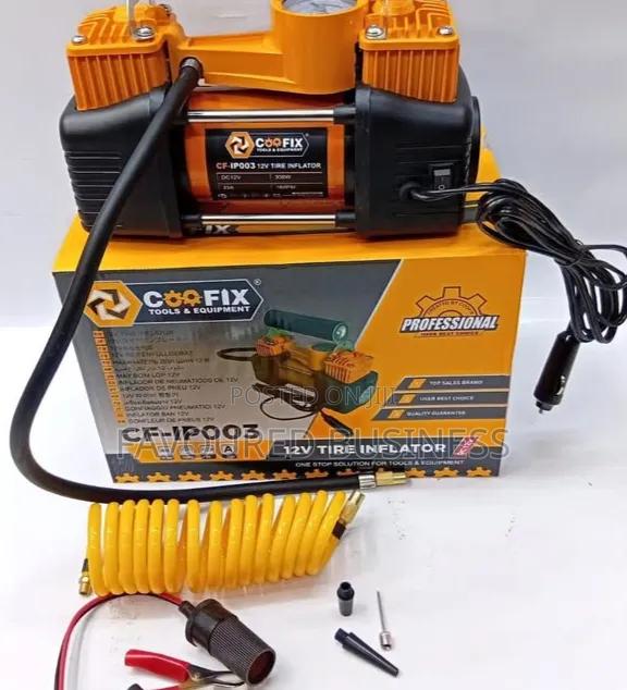 Durable Coofix Emergency Car Kit/12v Tire Inflator