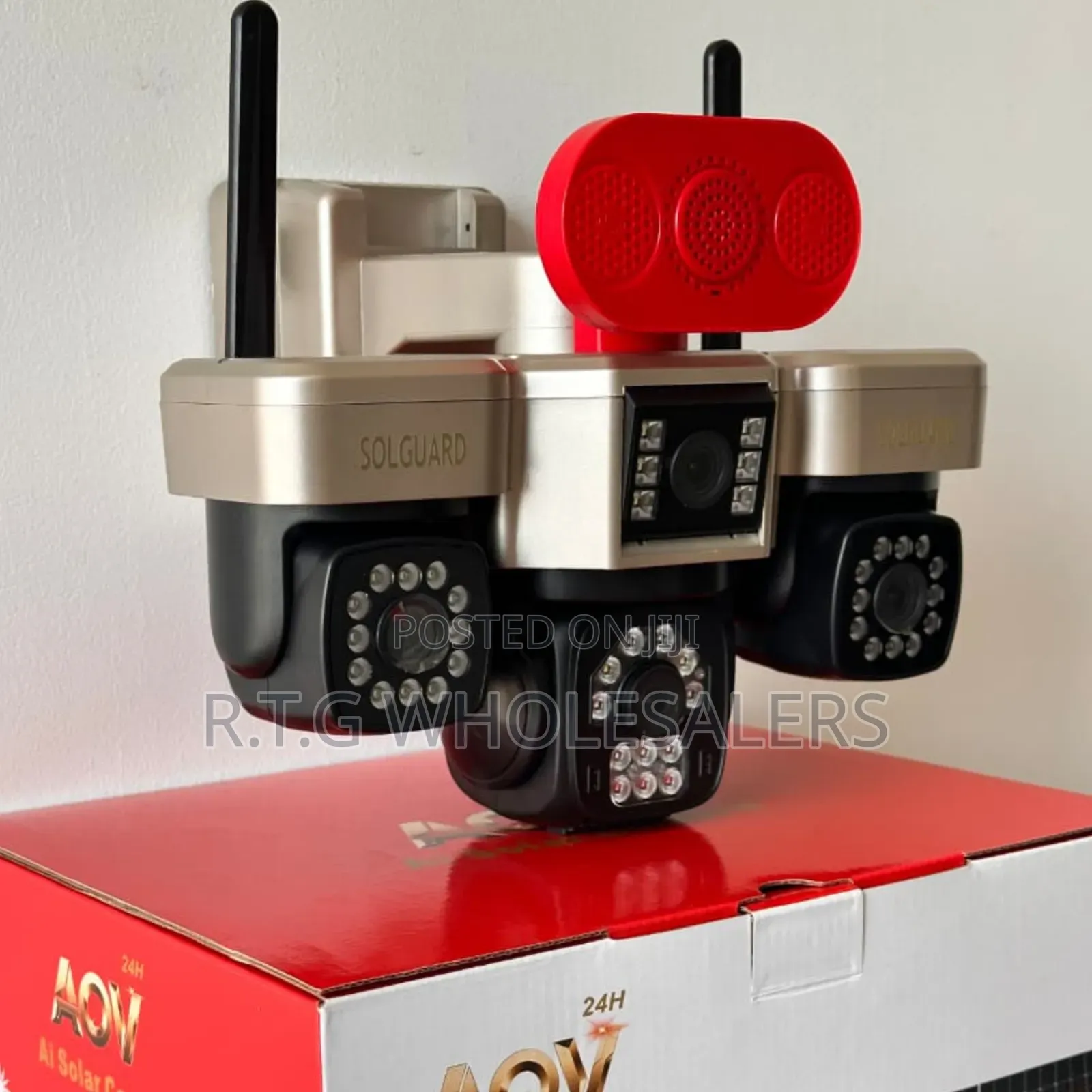 Solguard 4g Solar Security Camera Aov 360° PTZ
