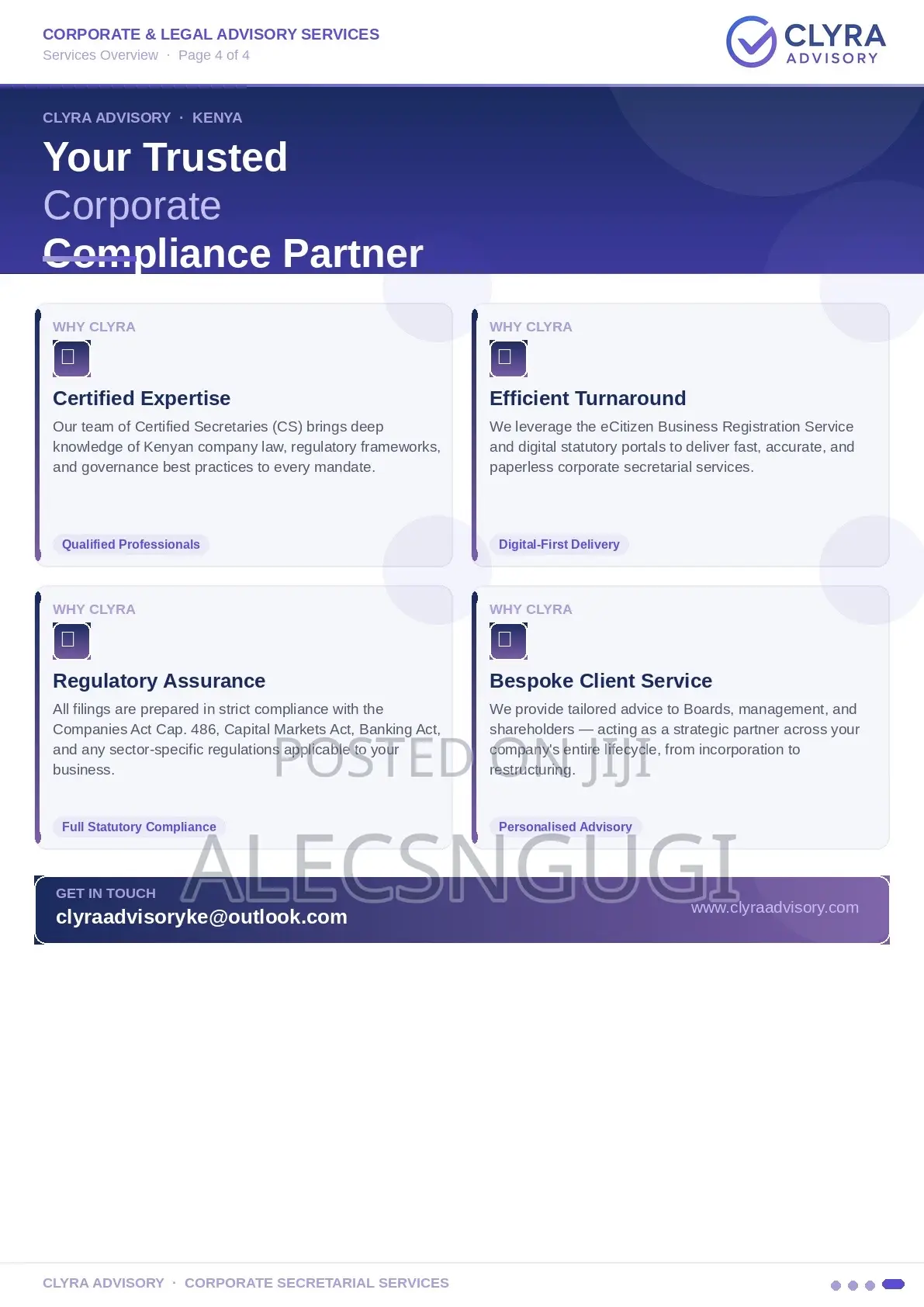 Company Registration & Corporate Services