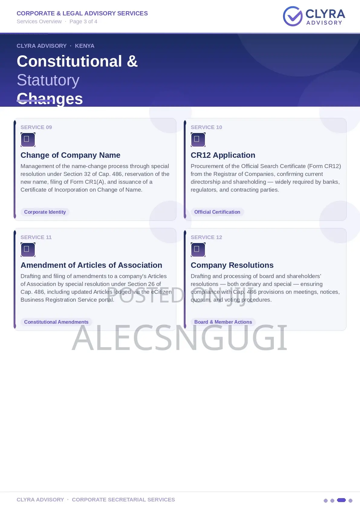 Company Registration & Corporate Services