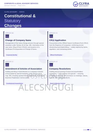 Company Registration & Corporate Services