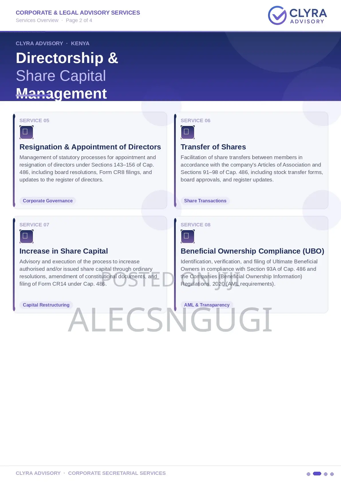 Company Registration & Corporate Services