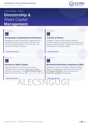Company Registration & Corporate Services