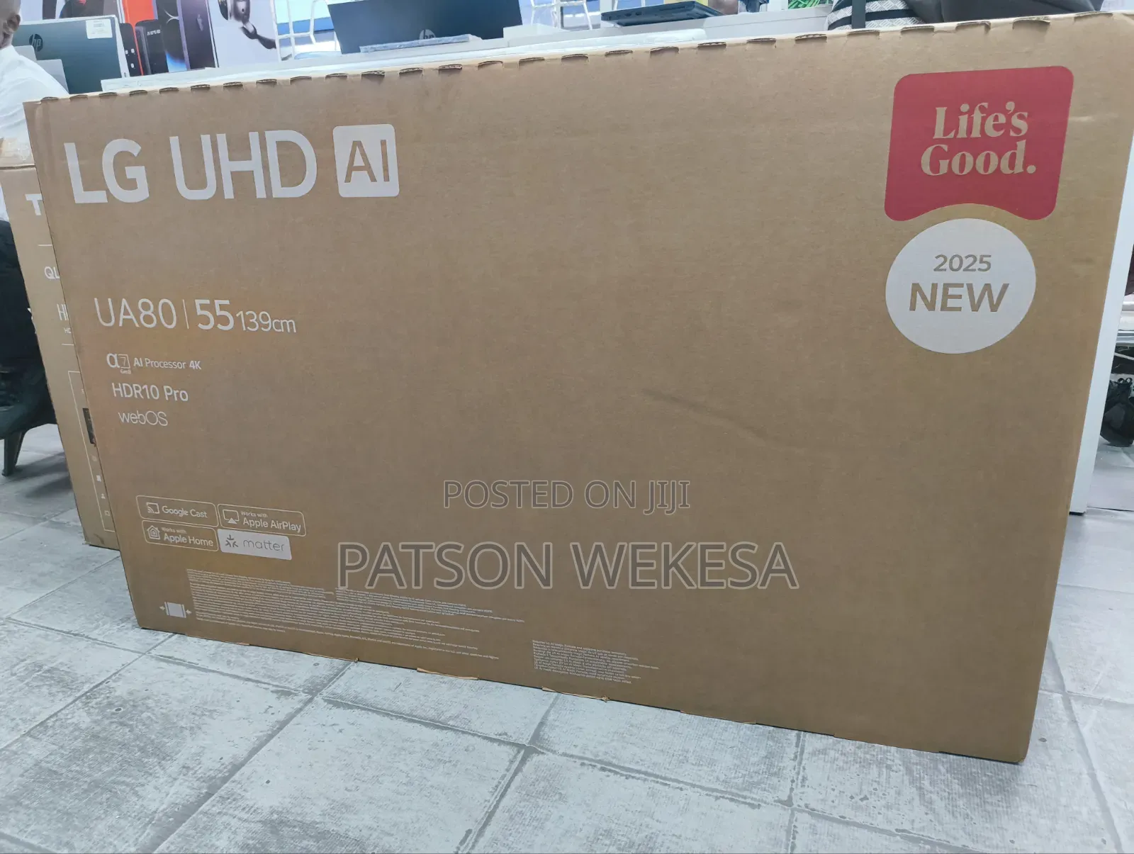 Lg 55 Inch Uhd Ai Ua85 Smart Tv Ai Magic Remote Hdr10 Webos25 2025