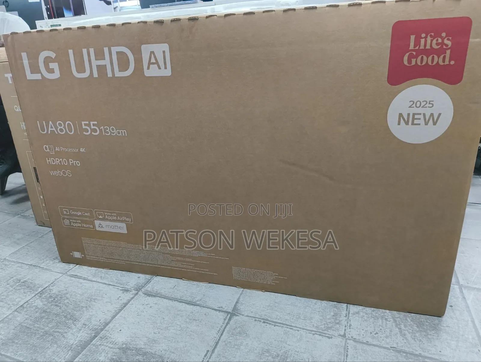 Lg 55 Inch Uhd Ai Ua85 Smart Tv Ai Magic Remote Hdr10 Webos25 2025