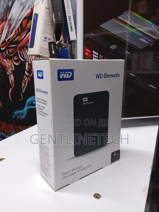 Wd 1tb External HDD Elements Usb 3.0 – Fast Portable - thumbnail 2