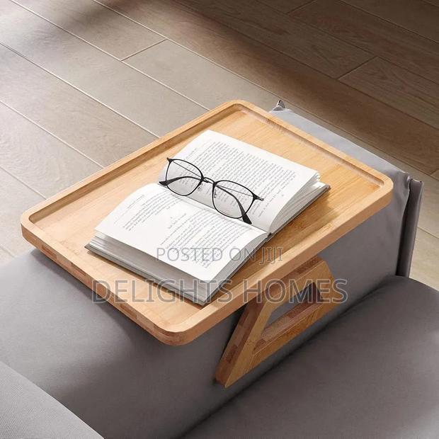 Foldable Wooden Sofa Armrest Tray-Re