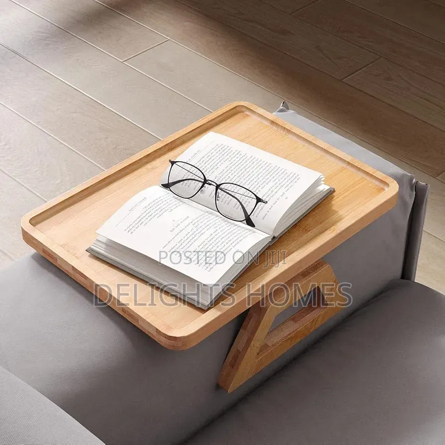 Foldable Wooden Sofa Armrest Tray-Re
