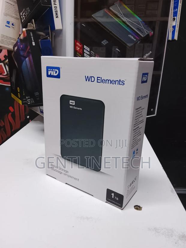 1tb Wd Elements External Hard Drive – Clean Tested
