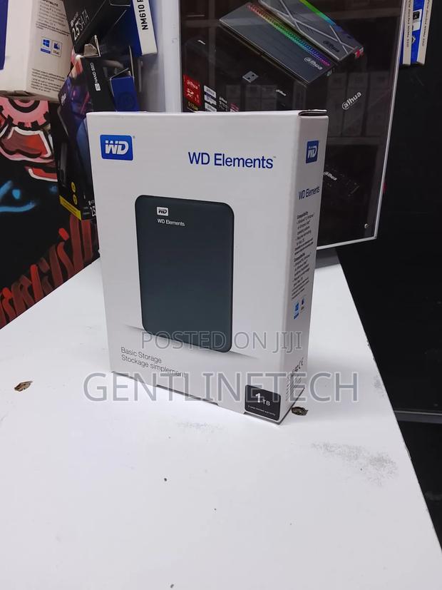 Wd Elements 1tb External HDD – Usb 3.0 Speed
