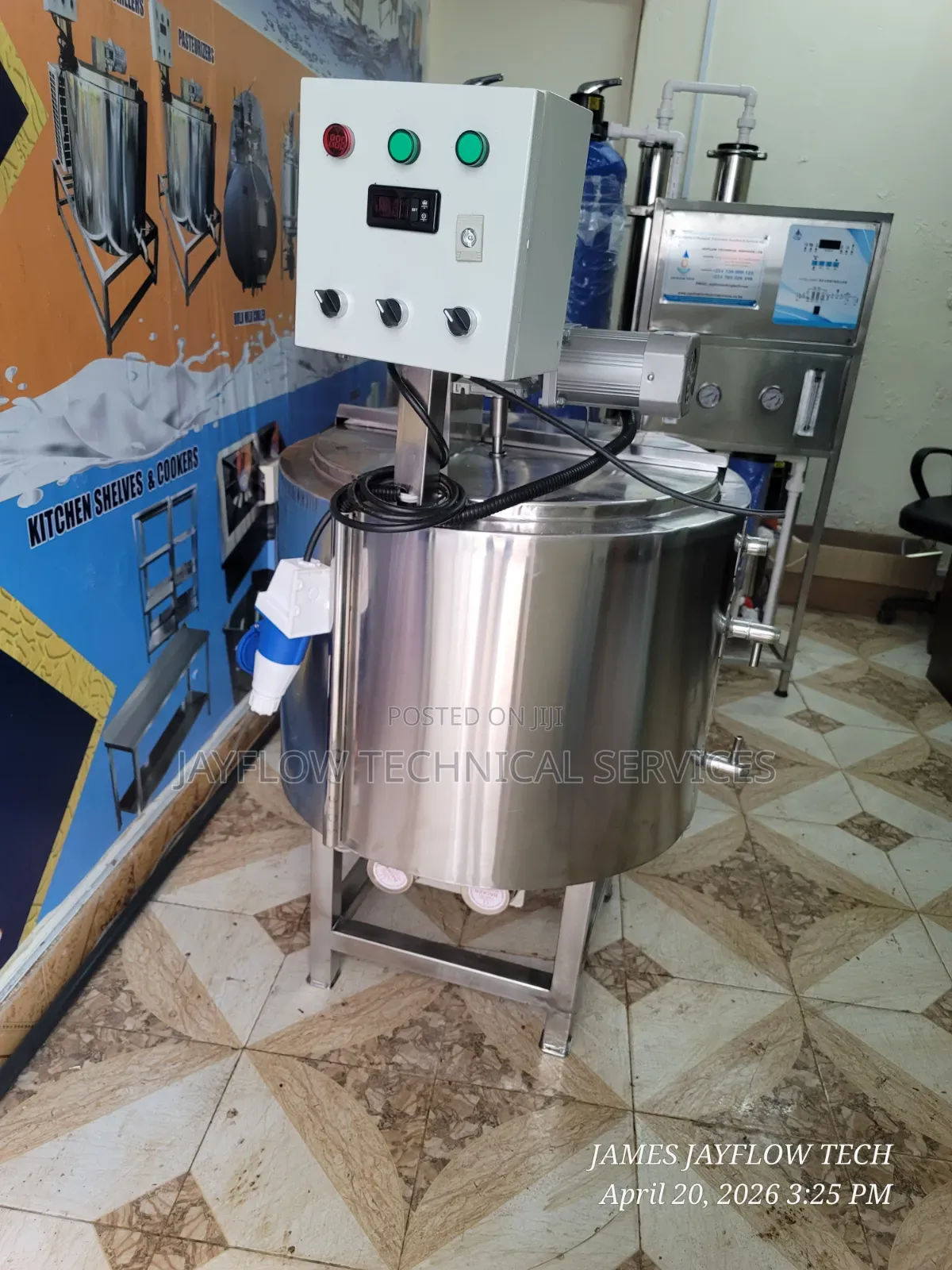 Premium Milk Pasteurizer / Batch Pasteurization Tank – Stainless Steel