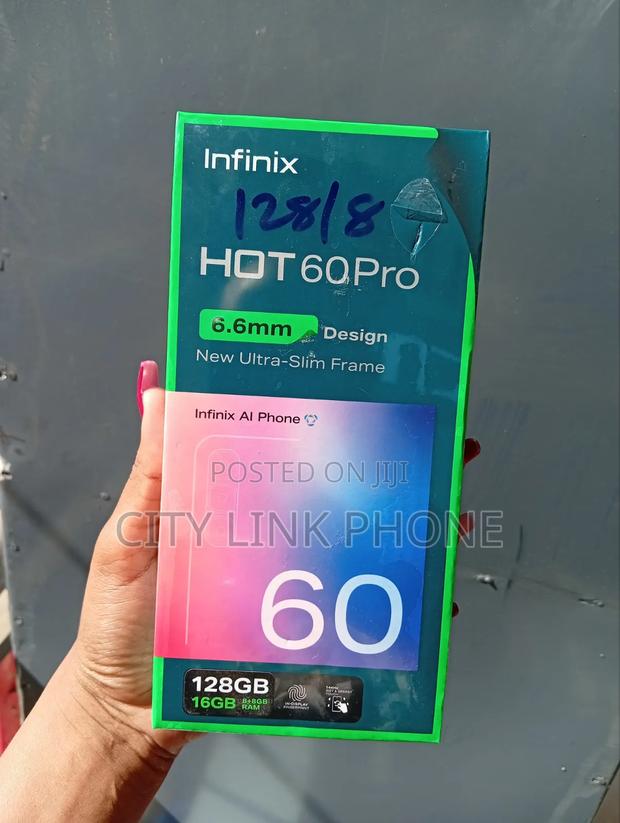New Infinix Hot 60 Pro 128 GB Silver