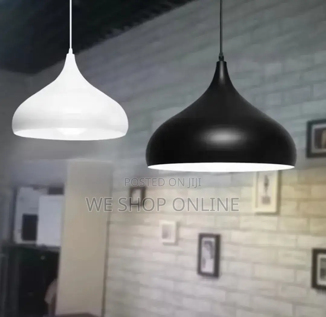 Retro Pendant Light Shade Black/White