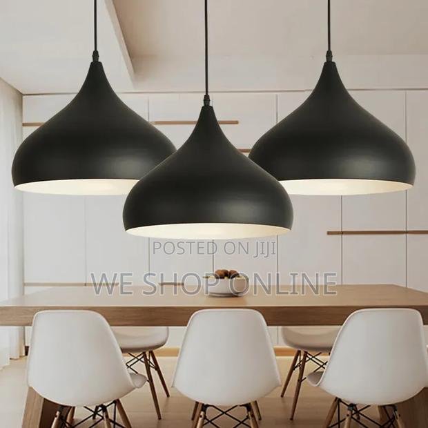 Retro Pendant Light Shade Black/White - thumbnail 2