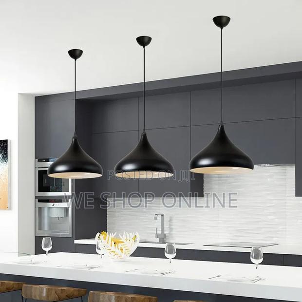 Retro Pendant Light Shade Black/White - thumbnail 3