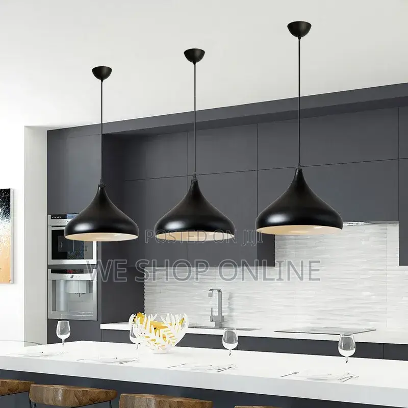 Retro Pendant Light Shade Black/White