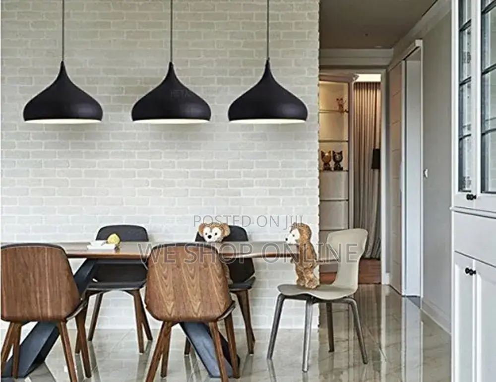 Retro Pendant Light Shade Black/White