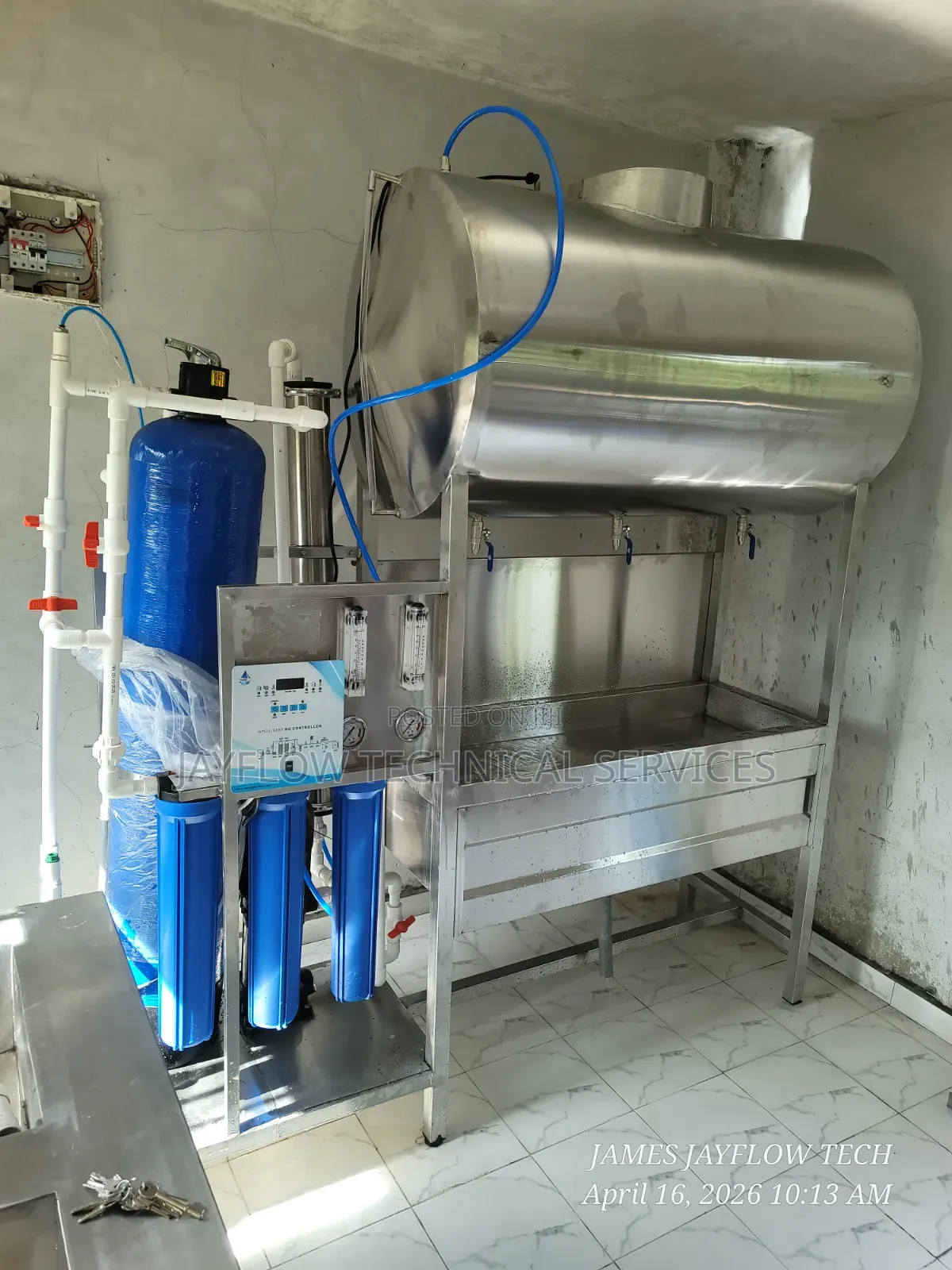 3-in-1 Commercial Ro Water Purifiier 250 LPH – Complete Bottling Setup