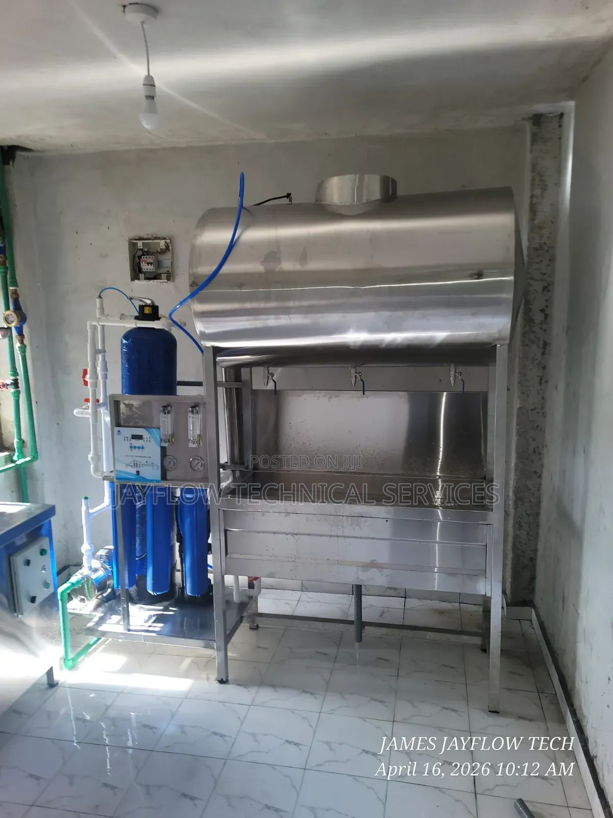3-in-1 Commercial Ro Water Purifiier 250 LPH – Complete Bottling Setup