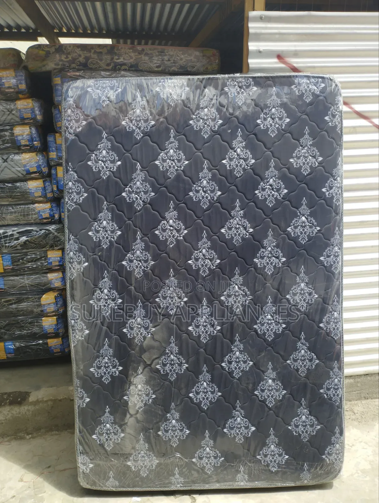 Quilted 5x6x10 Foam Mattress – Medium Density Support