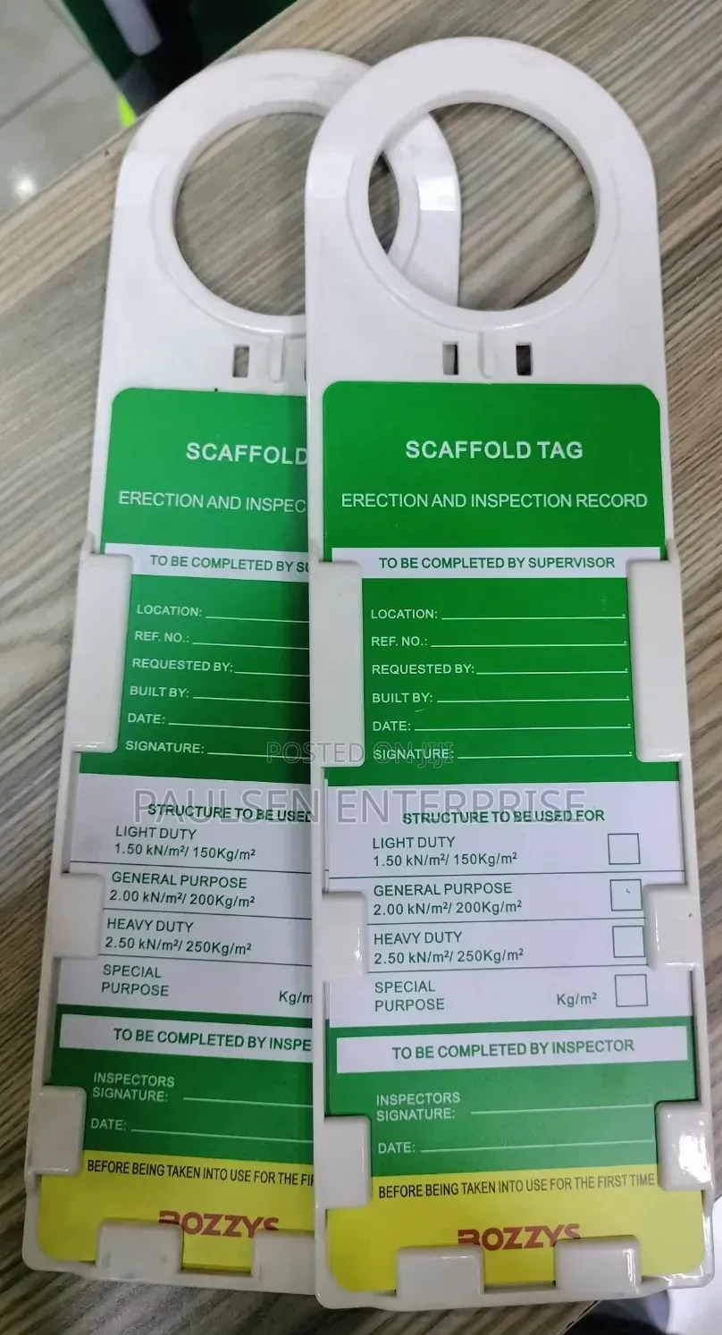 Scaffolding Tag