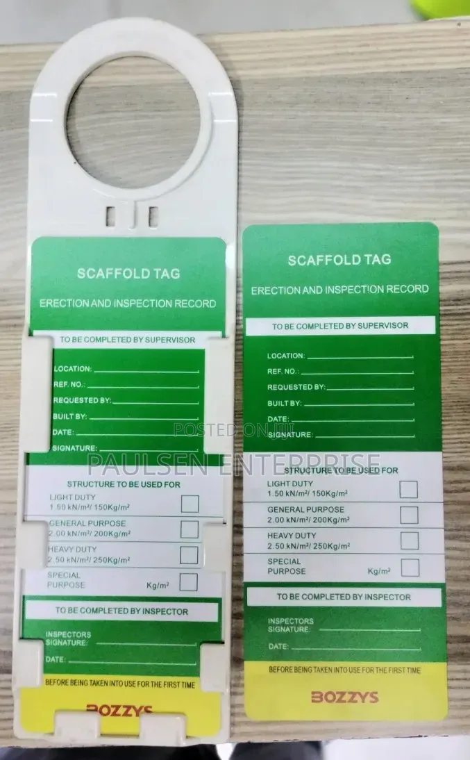 Scaffolding Tag
