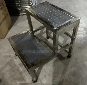 Imported Hospital Stepping Stool (Stainless Steel and Slip Resistant)