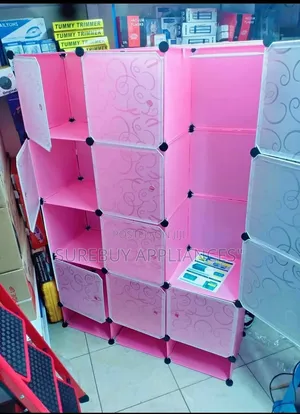 Plastic Wardrobe,3 Column– Portable Organizer