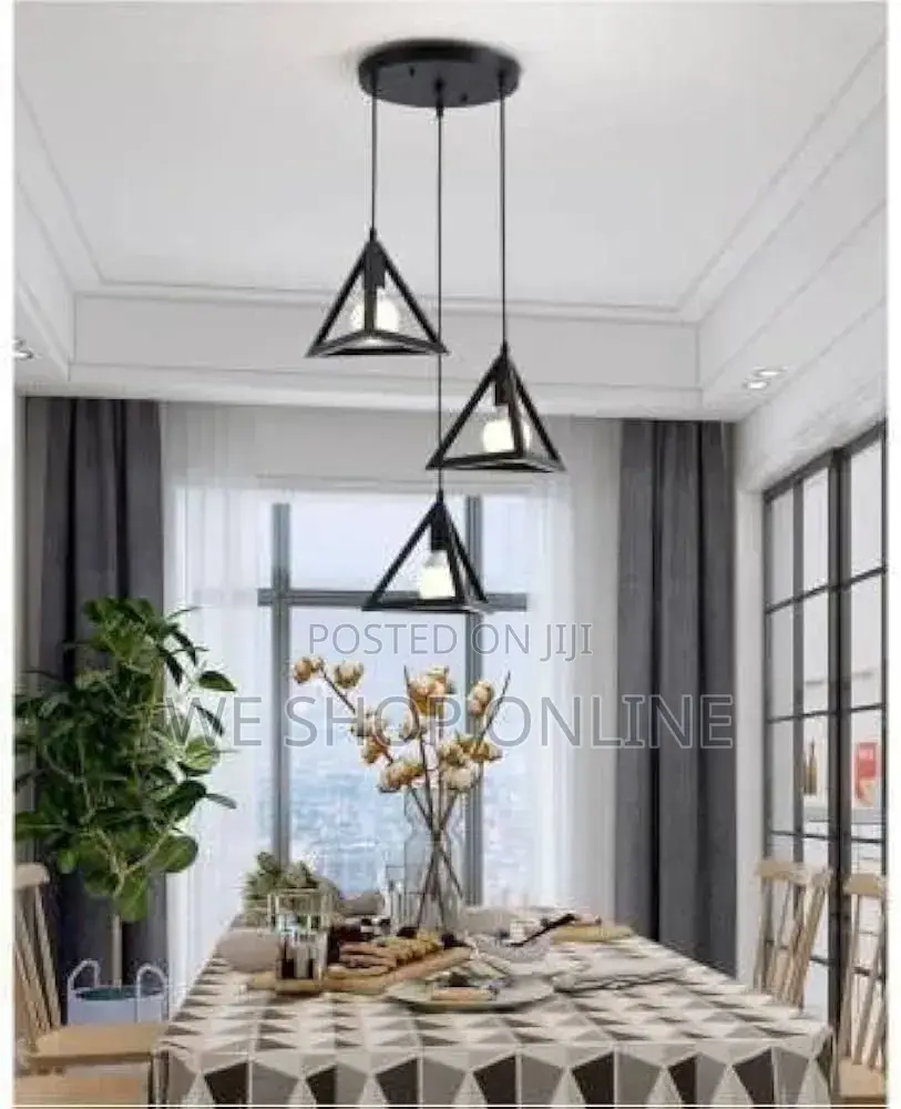 3pcs Triangle Pendant Lights