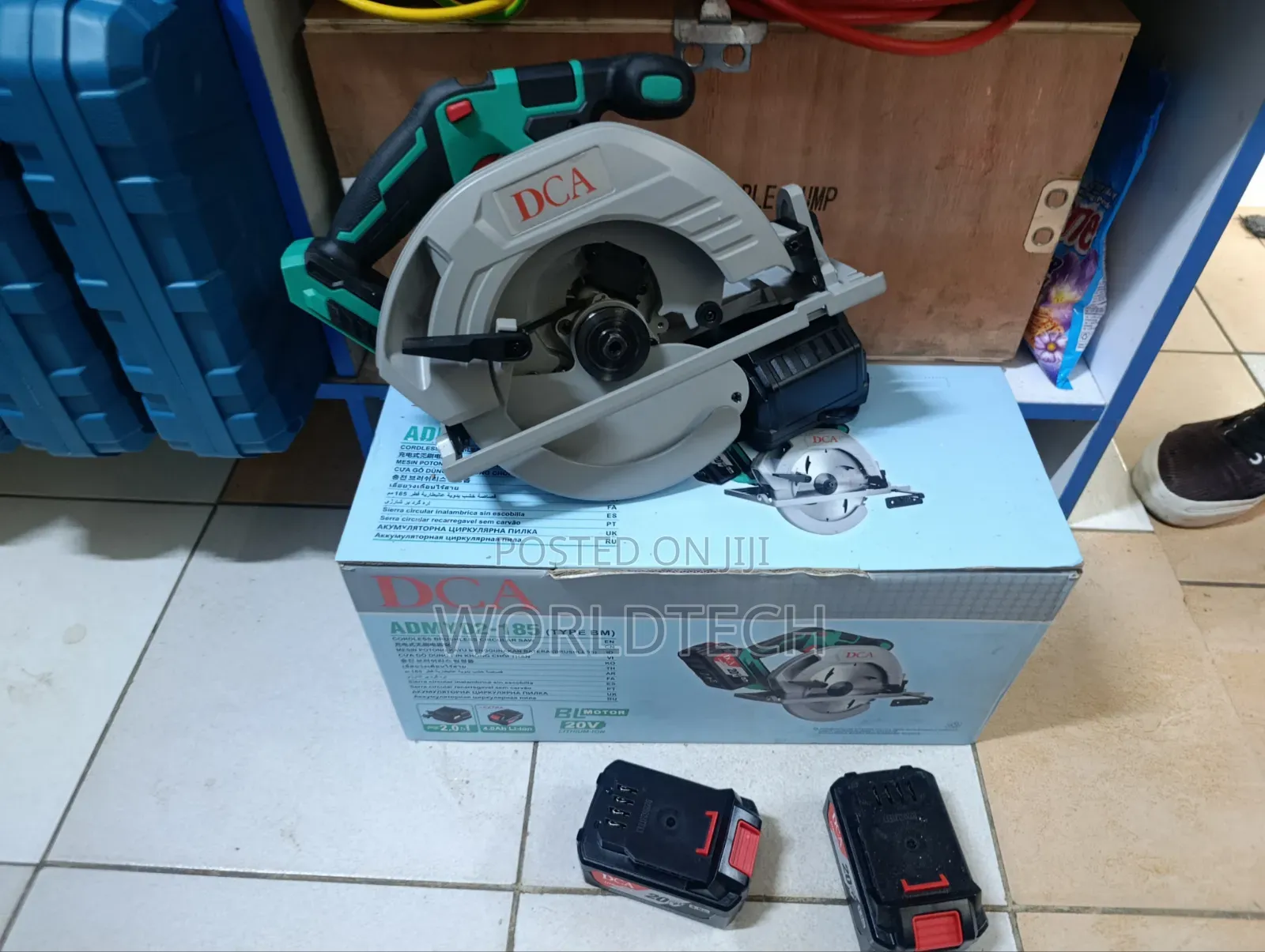Dca 20v Cordless Circular Saw/7" Dca Rechargeable Circular Saw