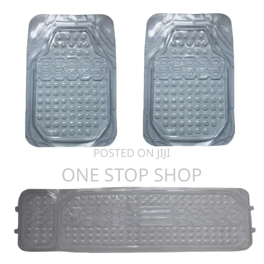 Clear Blue Theme 3pc Cojoined Mats