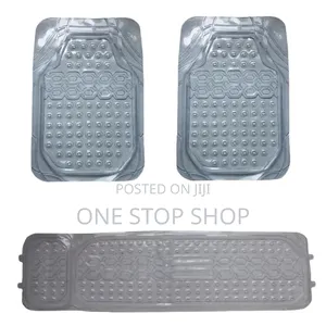 Clear Blue Theme 3pc Cojoined Mats