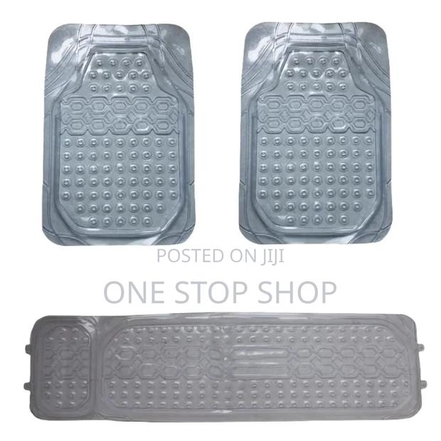 Clear Blue Theme 3pc Cojoined Mats
