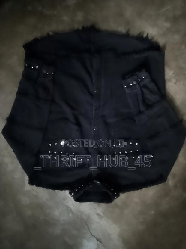 Distress Black Denim at a Throw Away Price - thumbnail 2