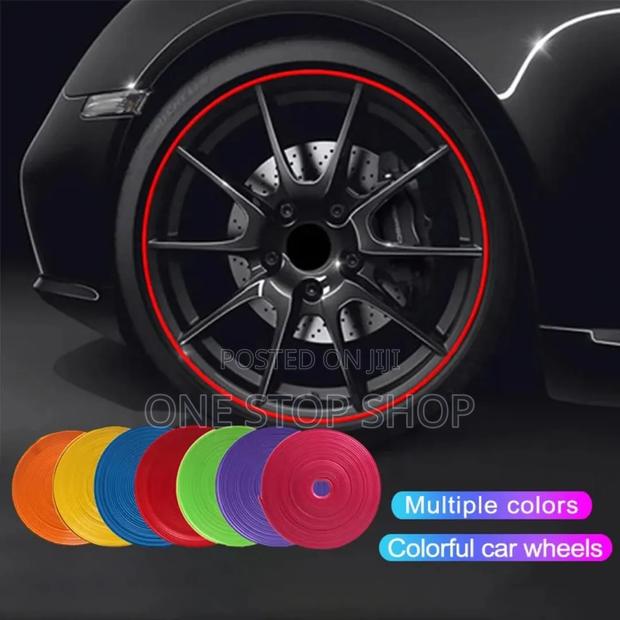 Universal Fit Adhesive Rim Protector Strip in Different Colors 8m Roll