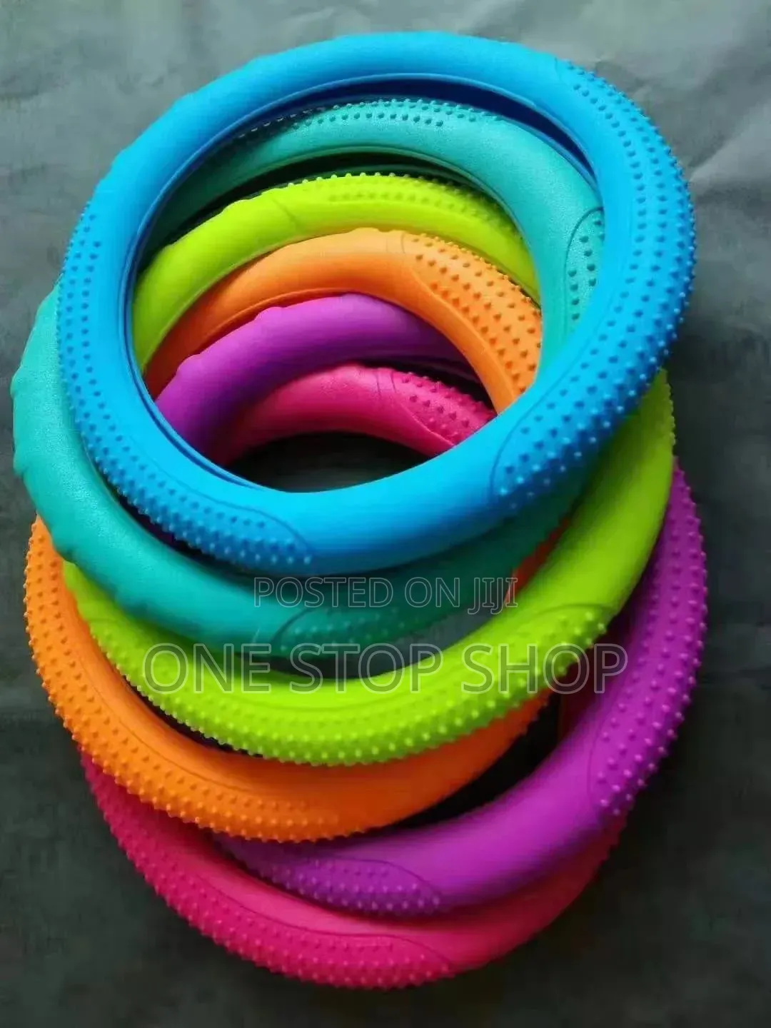 Silicone Durable,Sweat_absorbent,Heat Resistant Steering Wheel Cover