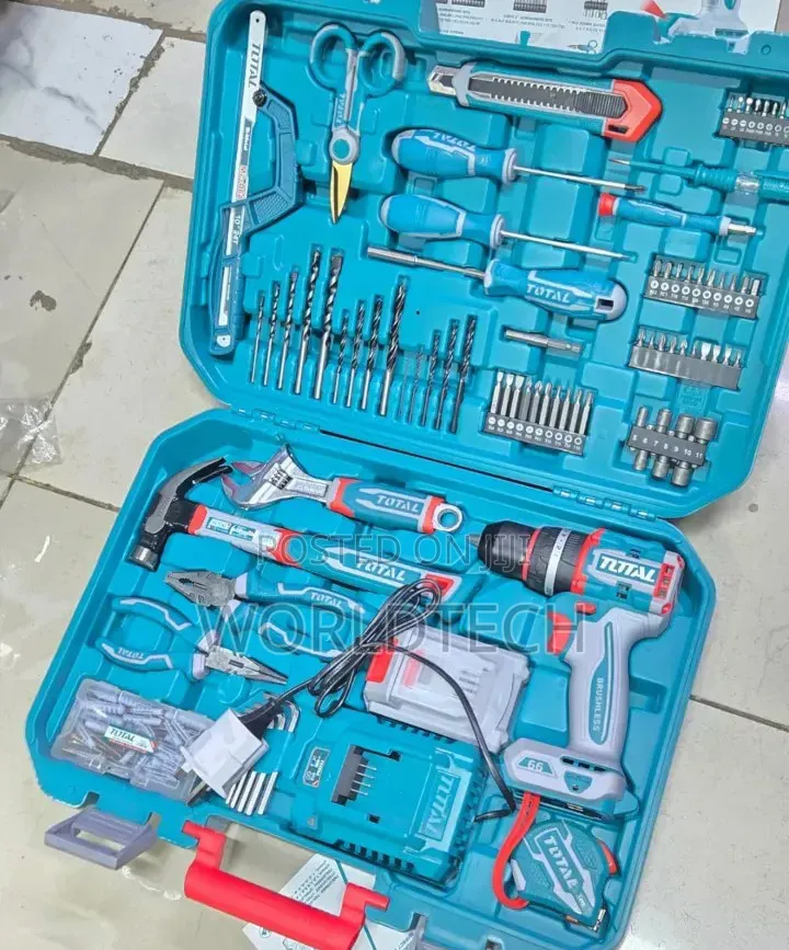 165 Pc Total Cordless Tool Set 50nm Drill Total Tool Set