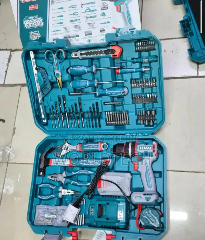 165 Pc Total Cordless Tool Set 50nm Drill Total Tool Set
