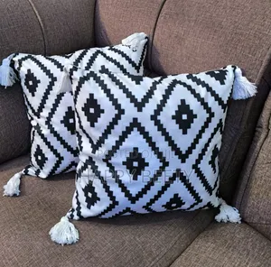 Tassel Designed Throw Pillow Cases