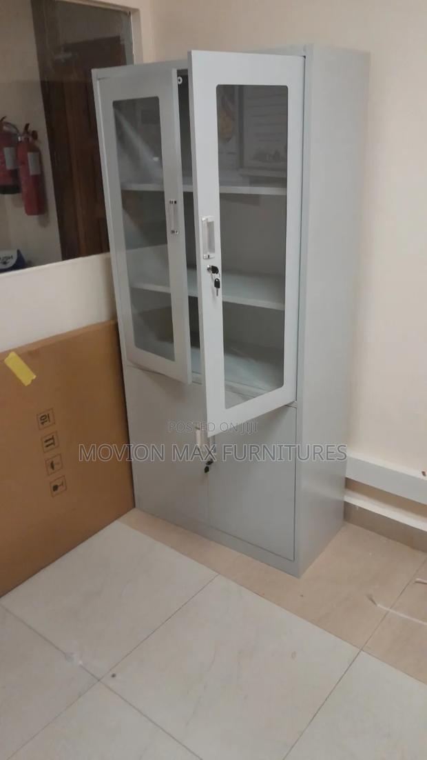 Glass Lockable Filling Cabinet