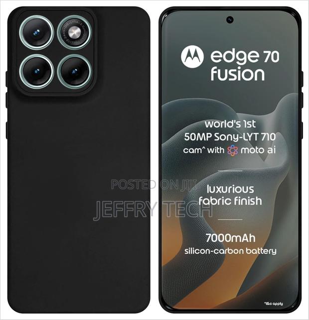 Silicone Back Cover Case for Motorola Moto Edge 70 Fusion 5g