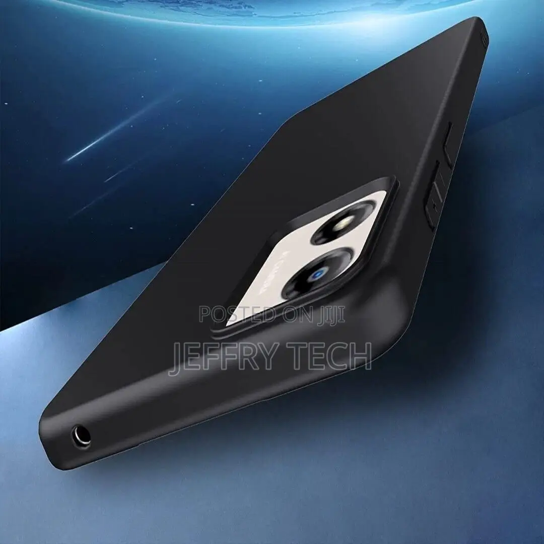Motorola Moto E20 Case, Slim Silicone Gel Phone Cover Matte Black Tpu