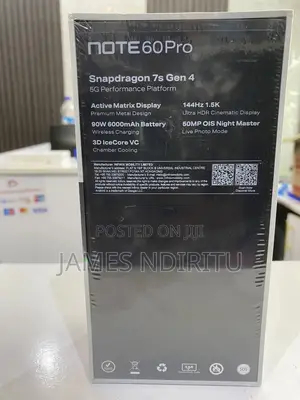 New Infinix Note 60 Pro 256 GB Gray