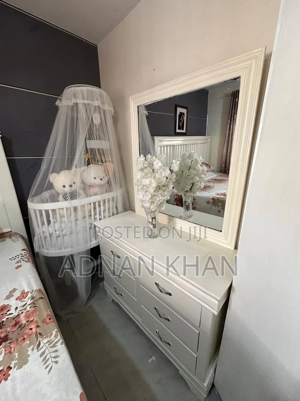 6by 6 Full Bed With Chess Draw and Dressing Table