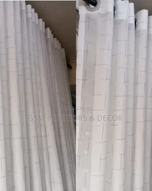 Plain White Sheers With Themed Prints and Eyelets